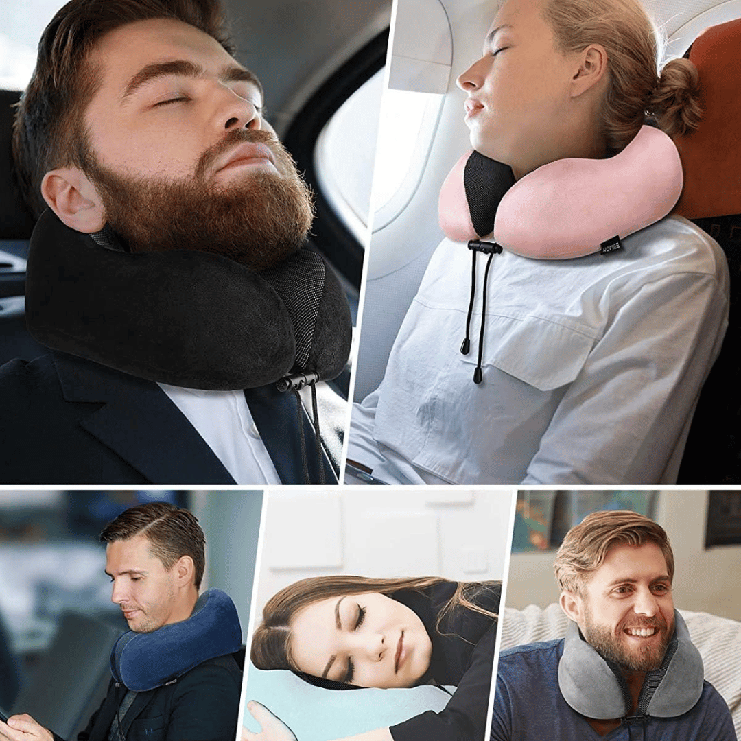 Snoozie - Nackenkissen bietet unterwegs wohltuenden Komfort
