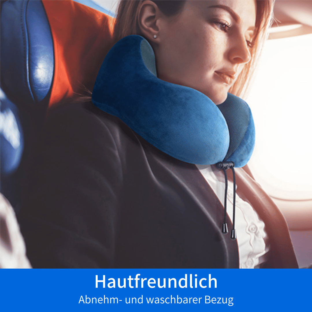 Snoozie - Nackenkissen bietet unterwegs wohltuenden Komfort