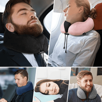 Snoozie - Nackenkissen bietet unterwegs wohltuenden Komfort